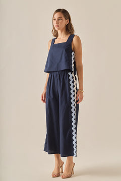 The Ric Rac Trim Pant