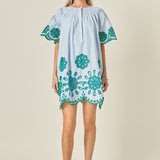Paloma Embroidered Mini Dress