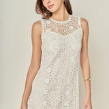 Crochet Mini Dress
