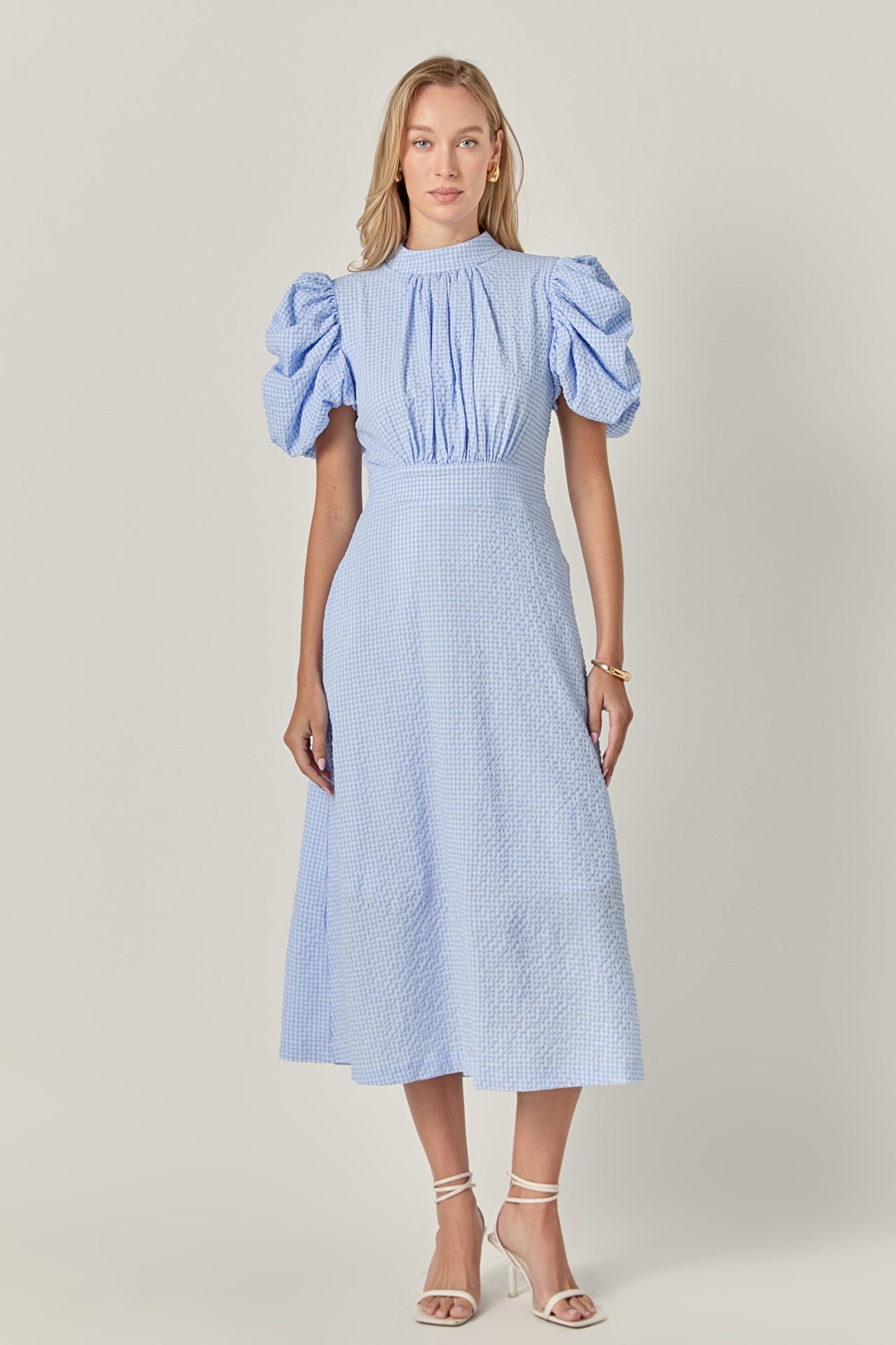Embroidery Midi Dress English Factory Embroidery Midi Dress English Factory