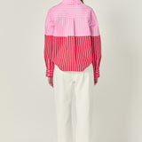 Aubrey Colorblock Stripe Shirt