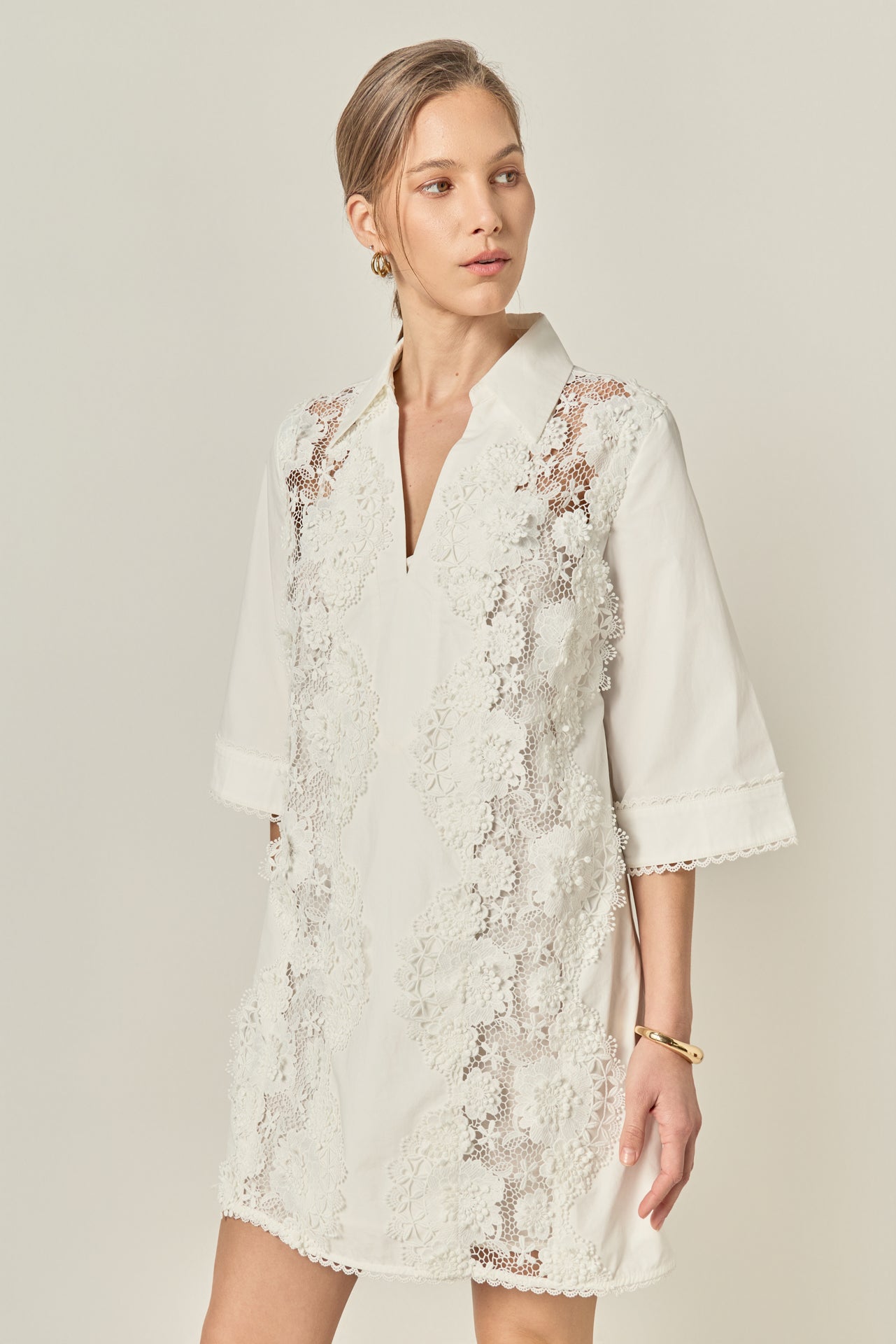 english factory floral embroidery mini dress English Factory