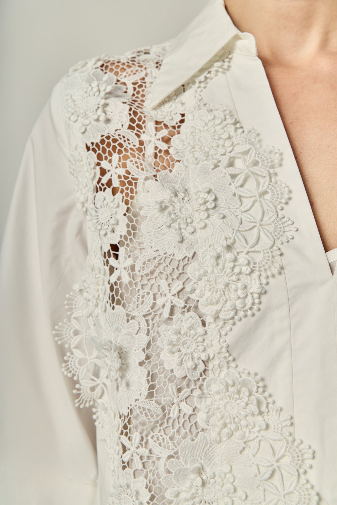 chinese dress ladies English Factory Women's Lace Trimmed Shirt Mini Dress