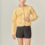 Round Hem Cardigan
