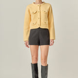 Round Hem Cardigan