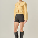 Round Hem Cardigan