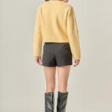 Round Hem Cardigan