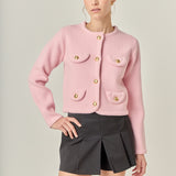 Round Hem Cardigan