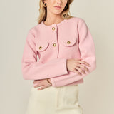 Round Hem Cardigan