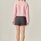 Round Hem Cardigan