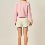 Round Hem Cardigan