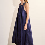 Halter Neck Tie Midi Dress