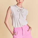 Soft Glimmer Bow Top
