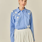 Bubble Hem Mini Skirt