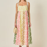 Maisie Colorblock Midi Dress