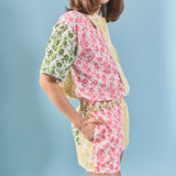 Maisie Colorblock Button-Up Shirt