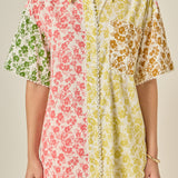 Maisie Colorblock Button-Up Shirt