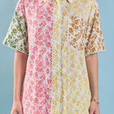 Maisie Colorblock Button-Up Shirt
