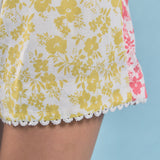 Maisie Colorblock Printed Shorts