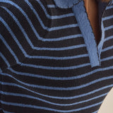 The Stripe Polo Scallop Sweater