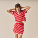 The Lila Scallop Knit Skirt