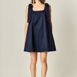 Femme Bow Detail Mini Dress