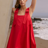 Statement Bow A-Line Mini Dress