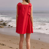 Statement Bow A-Line Mini Dress