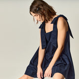 Femme Bow Detail Mini Dress