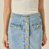 Delilah Denim Mini Skirt