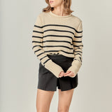 Rollneck Sweater in Stripe