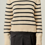 Rollneck Sweater in Stripe