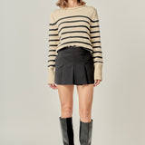 Rollneck Sweater in Stripe
