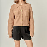 Textured Knit Lady Jacket