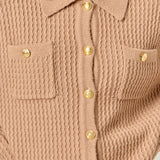 Textured Knit Lady Jacket