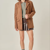 Faux Suede Jacket