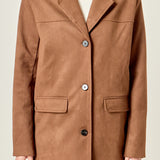Faux Suede Jacket