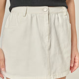 Ruffle Denim Skort