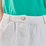 Ruffle Denim Skort