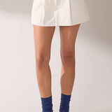 Denim Tuck Skort