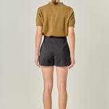 Polo Knit Top