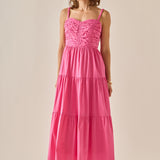 The Ruched Muse Midi Dress