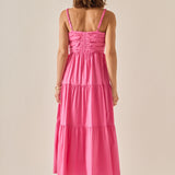 The Ruched Muse Midi Dress