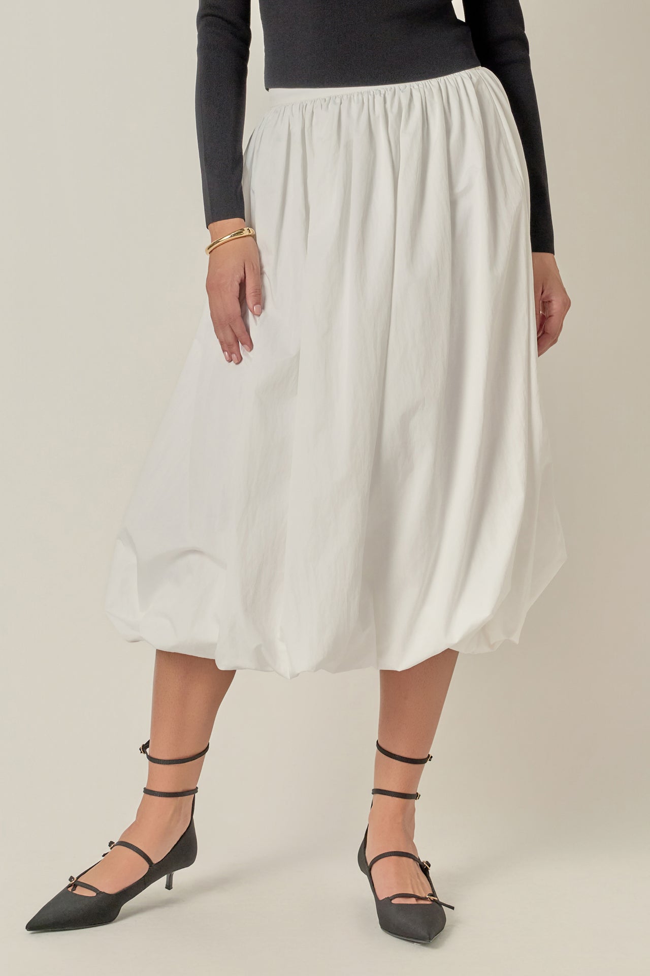 スカート ANDMARY Lindsay balloon skirt white andmary Lindsay balloon skirt ホワイト スカート andmary