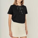 Bow Bead Detail Top