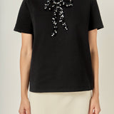 Bow Bead Detail Top