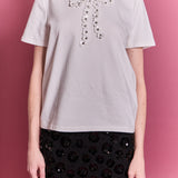 Bow Bead Detail Top