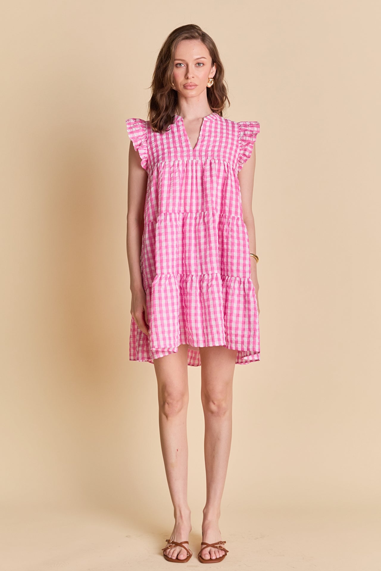 Printed Babydoll Dress