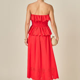 Sweet Scallop Midi Skirt