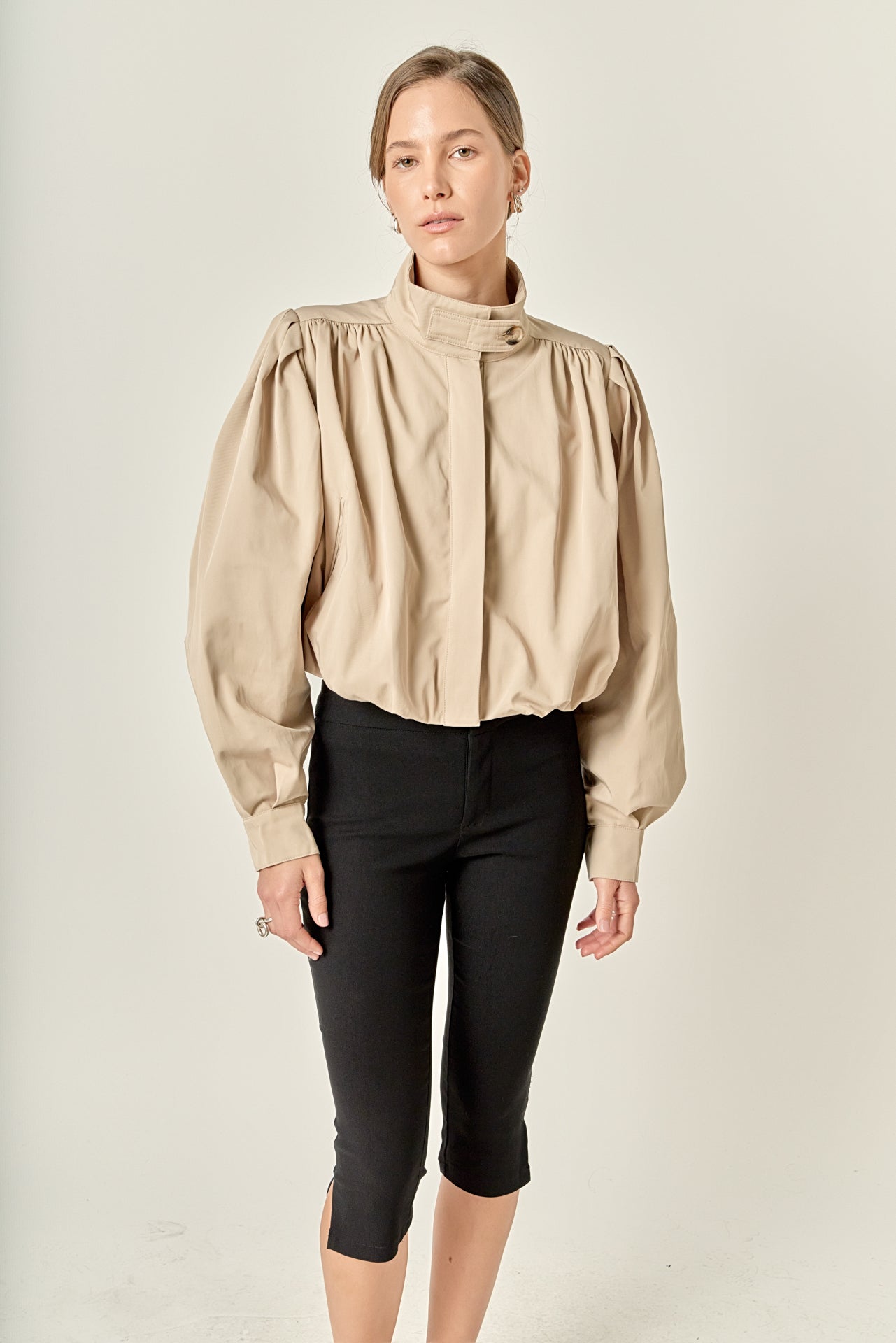 ジャケット・アウター S fur embroidery trench short THEREDTHREAD / ザレッドスレッド】S fur embroidery trench short